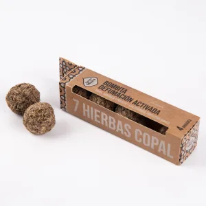 Bombitas de incienso natural SAGRADA MADRE 7 Hierbas y Copal