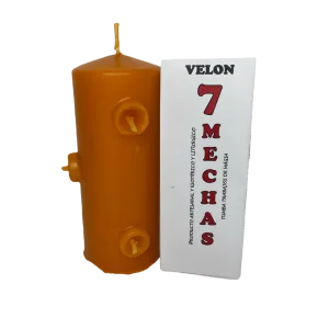 VELON 7 MECHAS NARANJA