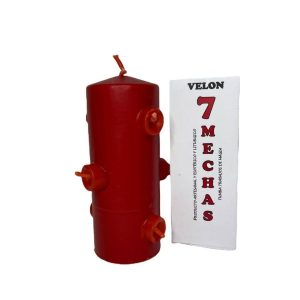 VELON 7 MECHAS ROJO
