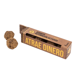 Bombitas de incieso natural SAGRADA MADRE defumación atrae dinero