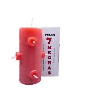 VELON 7 MECHAS ROSA