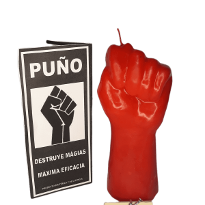 Puño destruye magias rojo