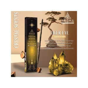 Ojo de Tigre con inciensos de hierbas naturales Aroma Smudge