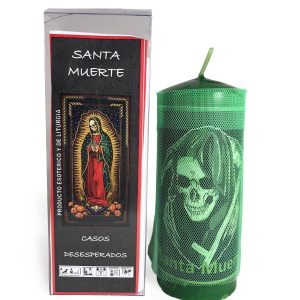 Velón Preparado Santa Muerte Verde