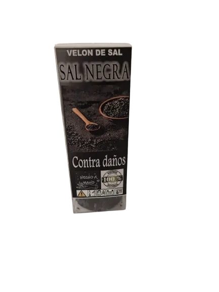 Velón Ritual Sal Negra - Contra Daños - Imagen 2